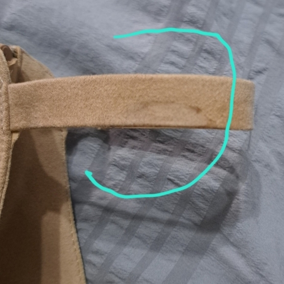 BLACK ASOS  AND BEIGE WILD DIVA SANDALS - Picture 16 of 16